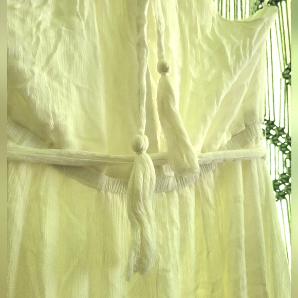 Dex White Crochet Maxi Dress - Picture 3 of 3